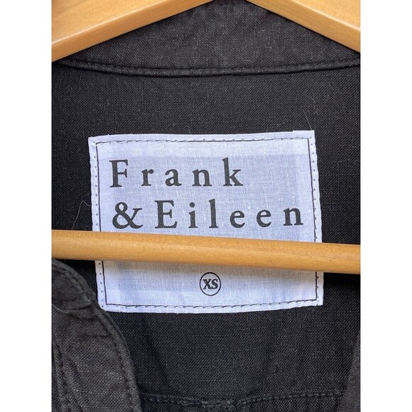 Frank & Eileen Women’s Northern Ireland Flax Cotton Jumpsuit  Black XS - Picture 8 of 12